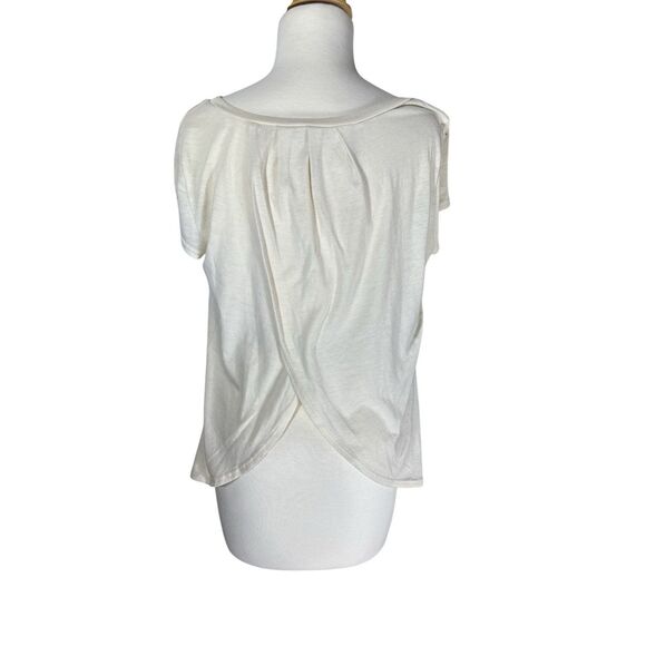 Day trip Aztec Southwest Skull Split Back Cream Tee Sz M - Picture 3 of 4